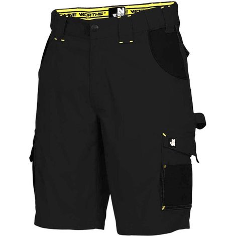 Bermuda de Travail Hugues - Taille 40 - Noir - Résistant et Confortable - D-Work