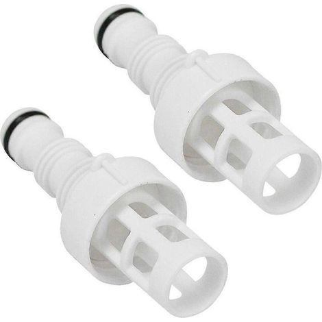 Lot de 2 adaptateurs 10201 pour Intex : raccordement système de drainage pour tuyau d'arrosage, spa, jacuzzi ou piscine (1/5)