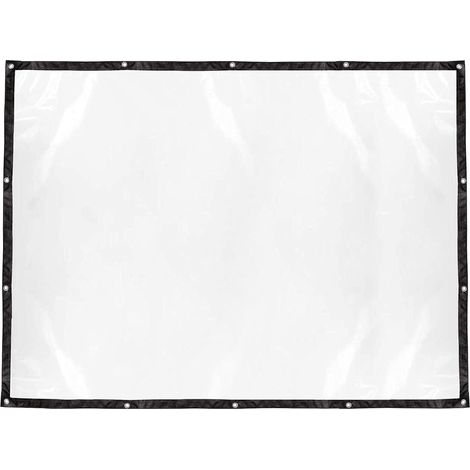 1,5 x 2 m Bâche transparente, imperméable, étanche à la poussière, bâche avec œillets, bâche de jardin, couverture de plantes pour terrasse, pergola, mobilier d’extérieur (1/5)