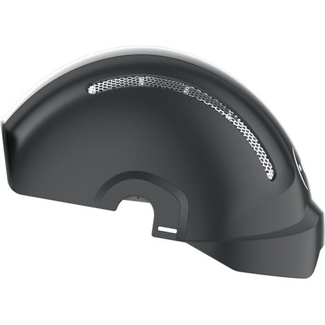 Casco di protezione industriale Helix Ser. nero in acrilonitrile-butadiene-stirene (ABS)
