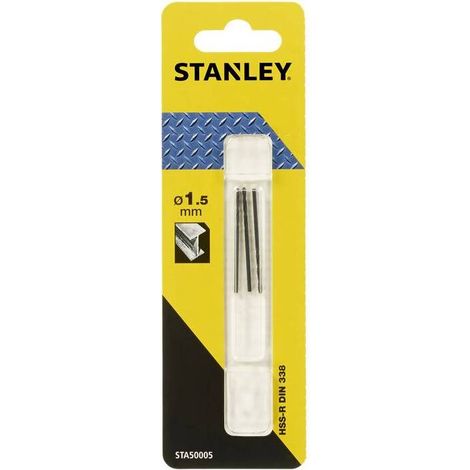 STANLEY STA50005 PUNTA HSS  1,5 MM 3 PZ