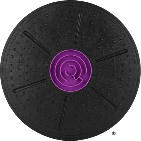 Maze Balance Board – 1 Stück – Robustes Kunststoffmaterial – 360°-Drehung – Fitness, Yoga, Büro – Lila (1/5)