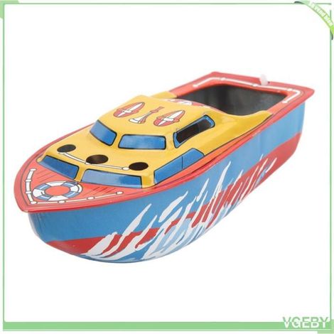 Jouet bateau à bougies - FAFEICY - Bateau bougie rétro - Blanc - Fer - Fait main (1/5)