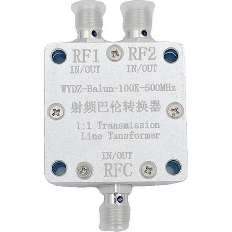 Transformateur balun RF 100 kHz-500 kHz, horloge, signal sinusoïdal carré, transformateur de ligne différentiel vers simple extrémité (1/5)