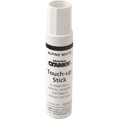 STICK DE RETOUCHE Vernis Correcteur 12 ml avec Pinceau, blanc (1/3)