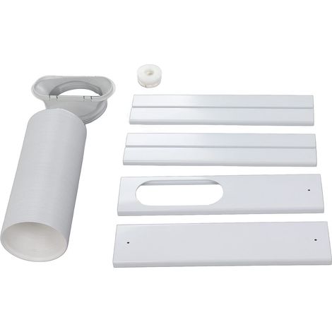 Kit d'aération de Fenêtre pour Climatiseur Kit de Fenêtre AC Portable PVC ABS 43 à 140 Cm pour Portes Coulissantes avec Tuyau de 130 Mm et 150 Mm (1/5)