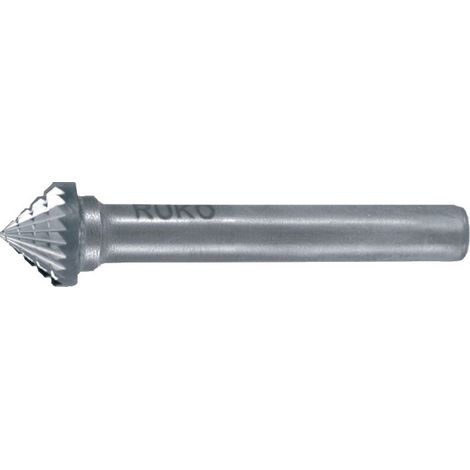 Fresa in  metallo duro  RUKO  KSK  Ø 6  mm, lunghezza  testa 3  mm, gambo  Ø 6  mm, dentatura  KVZ 4  - 116228.