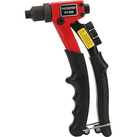 Riveteuse compacte manuelle à une main de 20 cm (8 pouces) pour rivets aveugles, 2,4-4,8 mm (1/5)