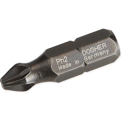 Boite avec 10 embouts de tournevis S2, PH3  DOGHER 400-PH3-10