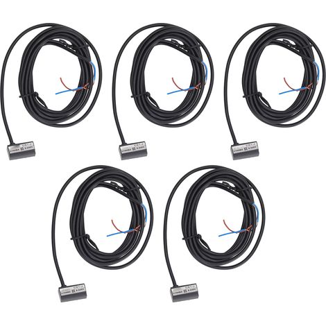 5Pcs Capteurs Magnétiques Haute Fréquence 2 Fils Normalement Ouvert, Interrupteur de Proximité AC DC 5‑240V (1/5)
