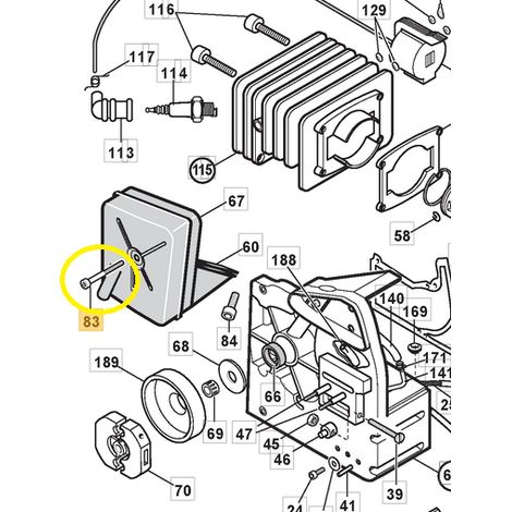 Vis TX M5X40 STIGA 2135120