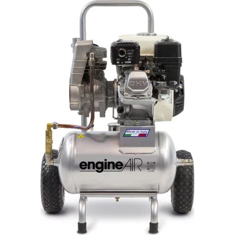 Abac – Compresseur essence 20L 4,8 CV – Moteur Honda – Pression 10 bar – Débit 16,5 m3/h – Niveau sonore 76 dB(A) – Outil professionnel chantier - CV 20 L (1/3)
