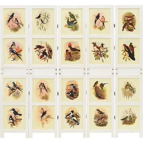 Romdivider-Panel Weiß 176,5 x 165 cm MDF