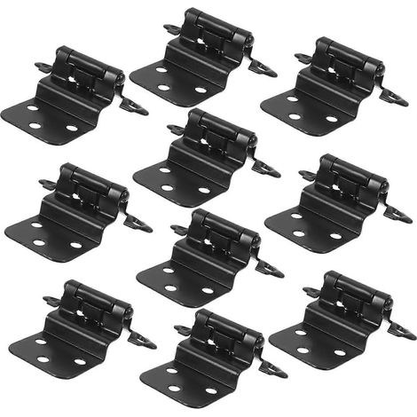 SHINEOFI Lot de 10 charnières américaines pour portes de placard de cuisine (1/5)