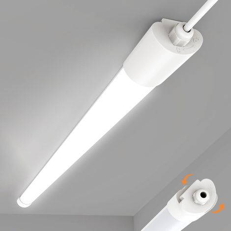 Amdelne 3er Pack LED Feuchtraumleuchte Weiß 60cm 18W 4000K,ultra-flach,IP65,110LM/W,PC,70 % Energie,LED-Streifen für Garage Werkstatt Keller [Klasse E]