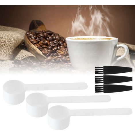 Messlöffel- und Pinselset für Kaffee, 4 g (Pinsel + Messlöffel) (1/5)