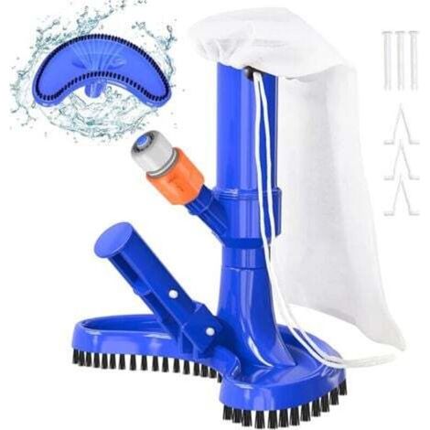 Pool Vacuum Cleaner, Upgraded Portable Vacuum Cleaner with Brush and Bag, for Above Ground Pools, Vacuum Cleaning Accessories for Spas, Ponds, Swimming Pools, and Fountains (1/4)