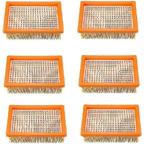 Lot de 6 filtres HEPA 2.863-005.0 pour aspirateur eau et poussière KARCHER MV4 MV5 MV6 WD4 WD5 WD6 (Édition 0711) (1/4)