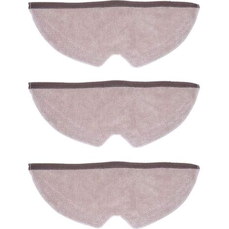 Set mit 3 hochwertigen Ersatz-Wischpads, kompatibel mit Xiaomi Mi Robot 2, Roborock S50 und Xiaowa Xiaomi Mikrofasertücher für Saugroboter Zubehör (1/4)
