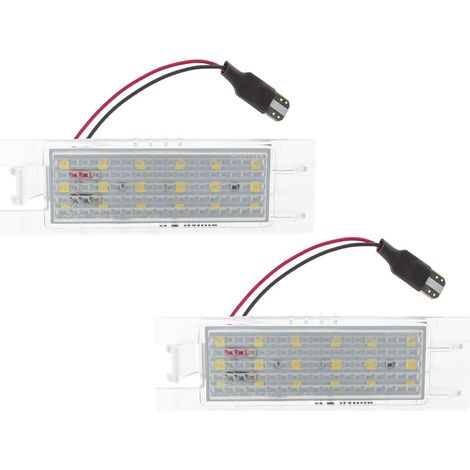 Luci targa a LED per Opel Astra III H, Corsa D, Insignia, Zafira B, set da 2 pezzi (1/2)