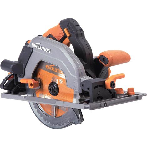Scie circulaire sans fil compatible avec les rails 18v Li-Ion Comprend une lame TCT multi-matériaux coupe le bois, le métal, le plastique, Batterie non incluse, 185mm (1/5)