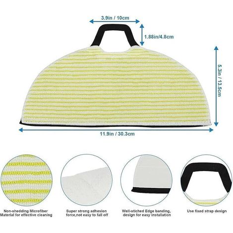 Shark vacuum cleaner textile nozzle kit – compatible with AV2610WA, RV2610WA, RV2410WD, RV2610WD, RV2610WFUS – pack of 4 (1/3)