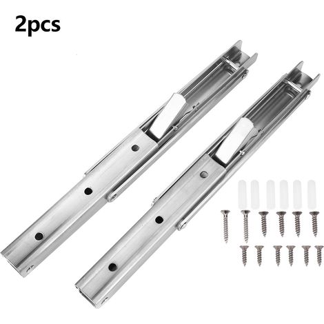 Support de Mur Triangulaire Flexible 30 cm, Stainless Steel, 2 Pièces (1/5)