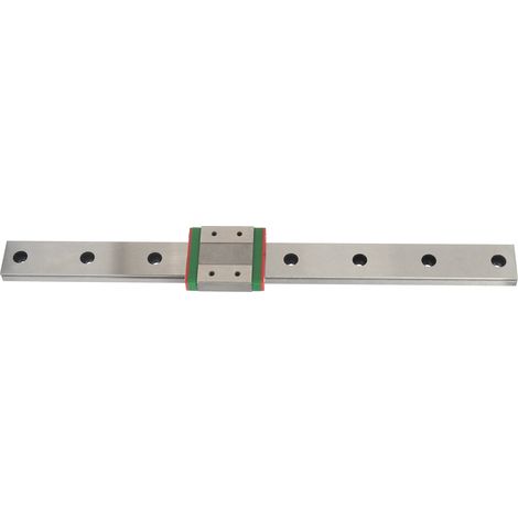Bloc coulissant élargi pour rail linéaire, guidage à billes haute dureté pour machine-outil MGW12C-300-1R (1/5)