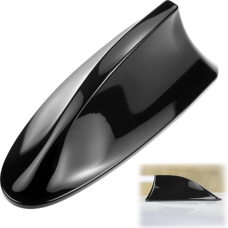 ® antenne Universel en Forme d'aileron de Requin - Réception AM/FM avec Base adhésive pour Voitures, SUV, camions et fourgonnettes (1/5)