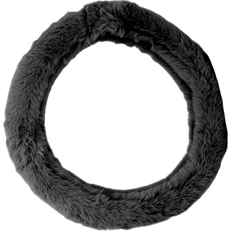 Lenkradbezug aus synthetischer Wolle, universeller Lenkradbezug, weich, atmungsaktiv, angenehmes Griffgefühl, warm.