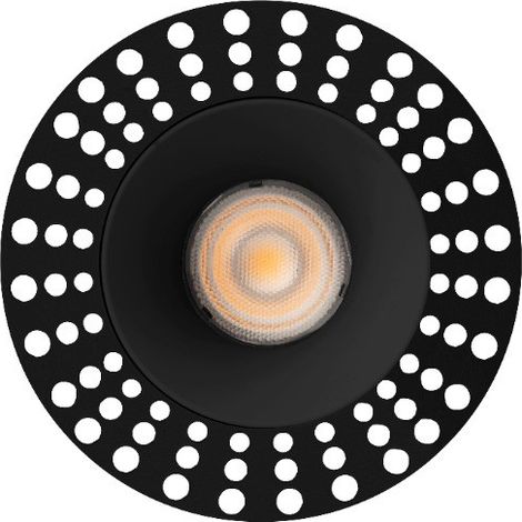 Faro Lox Trimless Faretto da incasso nero 3000K