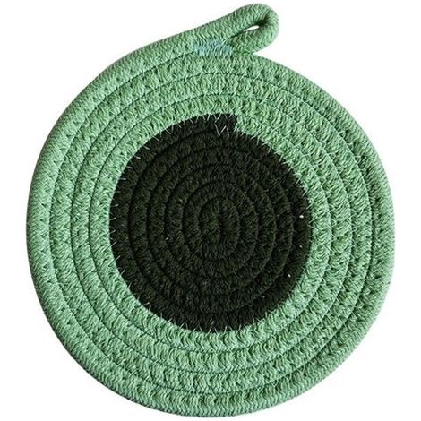 Tapis de friteuse - Dessous de plat - Dessous de plat résistant à la chaleur - Dessous de plat - Set de table antidérapant - Dessous de plat résistant à la chaleur - Rond, 18 cm - Légumes (1/5)