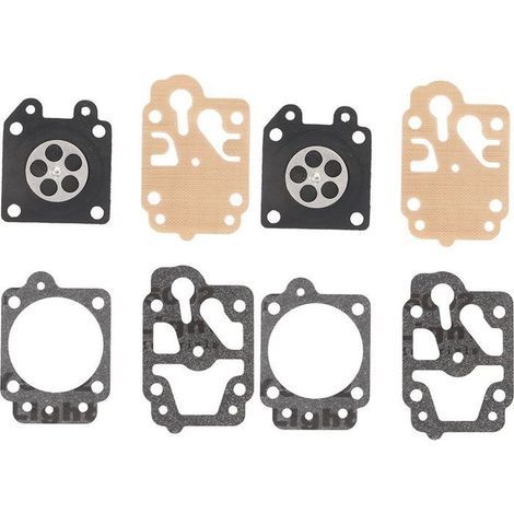 BelleRise – Vergaser-Membran-Reparatursatz, Service-Kit mit Papierblock für Rasenmäher, 2 Sets (1/5)