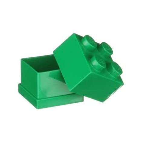 LEGO mini-Speicherstein 4 Noppen 4,6 x 4,3 cm Polypropylen grün (1/3)