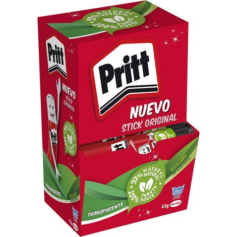 Colla stick Pritt 15 pezzi 43 grammi trasparente bianco (1/5)