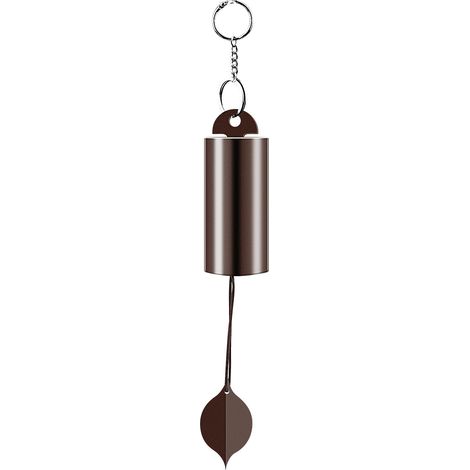 Carillon éolien vintage en métal Heroic Windbell, cloche de sérénité à résonance profonde pour la décoration extérieure de la maison, du jardin ou de la cour. (1/5)
