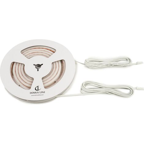 Domus Line Led-Band Flexyled AT6 PRO 4000K neutralweiß 24 V/DC, 6000mm Led Streifen mit 2 Stück Anschlussleitungen + Stecker