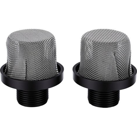 Filtre d'aspiration d'eau, maille, filetage 3/4, écran de tuyau en acier inoxydable pour pompe de pulvérisation, 2 pièces (1/5)