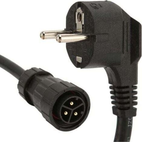 Kaelt - Gugxiom Cable Solaire EU 220V AC, Câble Solaire 3 X 1,5 Mm², Câble Photovoltaïque de 3 M pour Micro-onduleur WVC 600 700 1200 1400 1600, Utilisé dans Les Onduleurs pour Centrales électriques d (1/4)