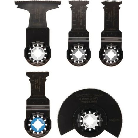 Makita E-24935 Set 5 lame Starlock per utensile multifunzione