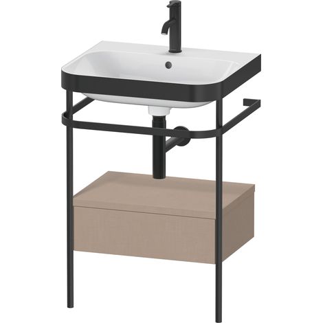 Duravit Happy D.2 Plus c-bonded Set mit Metallkonsole und