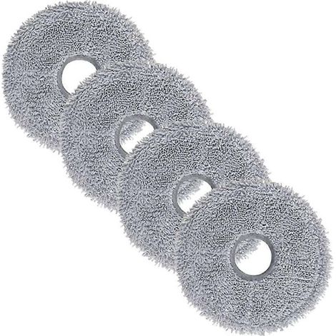 Lot de 4 lingettes de nettoyage pour aspirateur Dreame L10s Pro Ultra Heat / X30 Ultra / X30 Pro (pièces de rechange) (1/5)