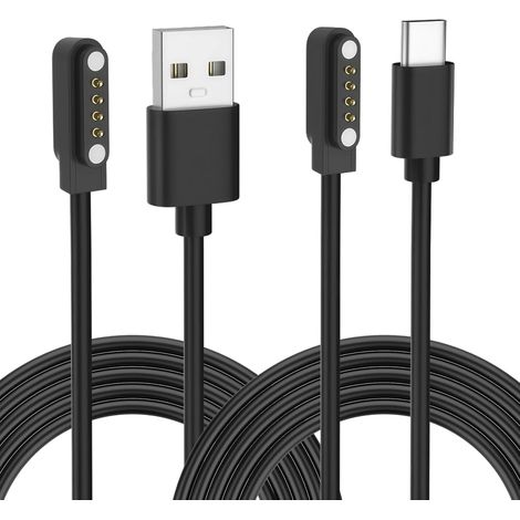2er-Pack magnetische Ladekabel, kompatibel mit den Tablets PLAUD Note AI und PLAUD Note Pro. 100 cm langes Plaud USB-C-Ladekabel mit Datenübertragung, Magnetanschluss und Chip. (1/5)