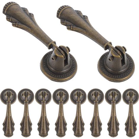UPKOCH - Lot de 10 poignées tiroir suspendues en alliage zinc (1/5)