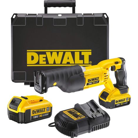DeWALT DCS380M2 Akku Säbelsäge 18V Reciprosäge 4Ah 2x Akkus Koffer