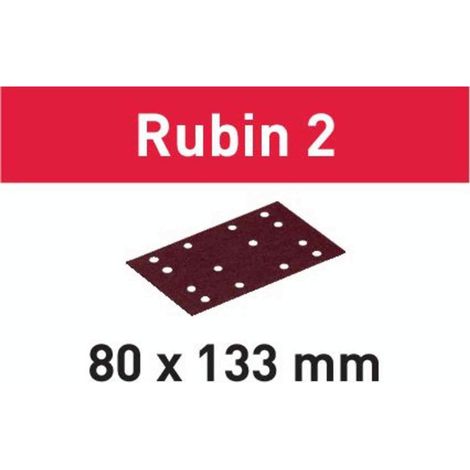 Abrasifs Rubin 2 STF 80X133 P180 RU2/10 - FESTOOL 499060