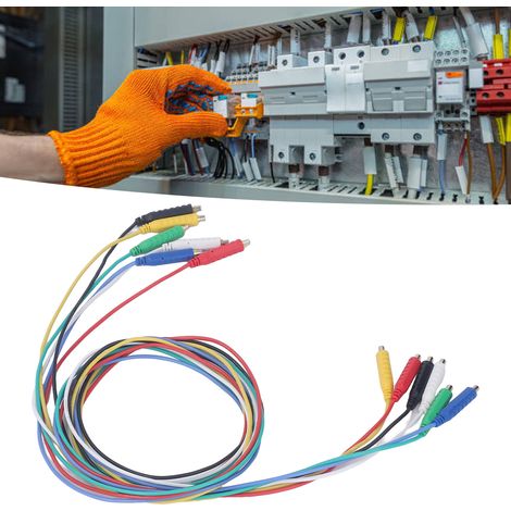 Magnetkabel aus Silikon, Niederspannungs-Magnetprüfdraht 30 VAC 5 A, 6-teiliges elektromagnetisches Anschlusskabel für in Thermostate, Bedienfelder, Sensoren, Schalter und Alarmtafeln integrierte Klem (1/5)