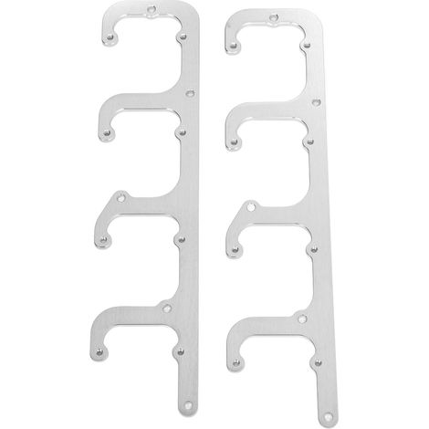 Supports de bobine d'allumage carrés, cache-culbuteurs en alliage d'aluminium argenté pour moteurs LS1, LS3, LS2, LQ4, LQ9, LS6, L92, L99, L33 et LR4 (1/5)