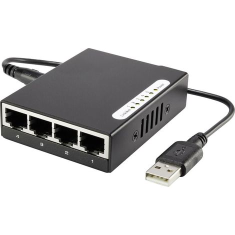 Switch réseau Trywise RF-4451433 5 ports 100 MBit/s alimentation USB W626991 (1/4)