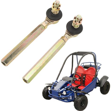 1 paire de rotules de direction M10 de 150 mm, compatibles avec les quads et karts de 110 cm³ et 125 cm³. (1/5)